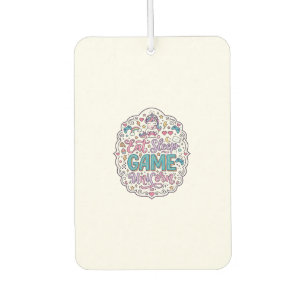 Unicorn Eat Sleep Game Unicorn Playful Print on De Car Air Freshener