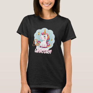 Unicorn Eid Mubarak for kids and Mum Girls T-Shirt