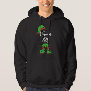 Unicorn Elf Matching Family Christmas Pajama Costu Hoodie