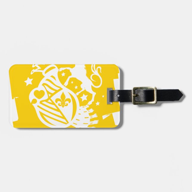 Unicorn_Emblem Luggage Tag (Front Horizontal)