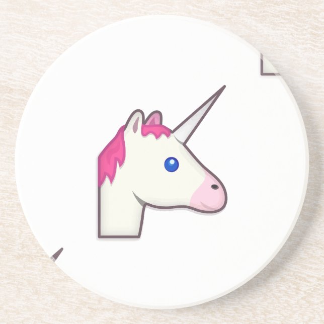 unicorn emoji coaster (Front)