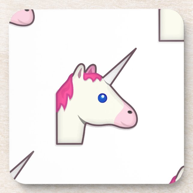 unicorn emoji coaster (Front)