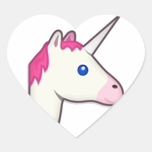 unicorn emoji heart sticker