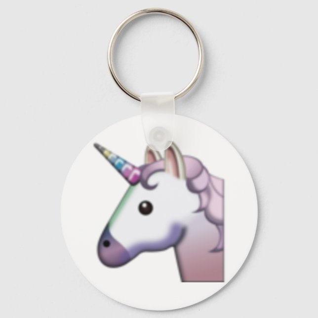 Unicorn - Emoji Key Ring (Front)