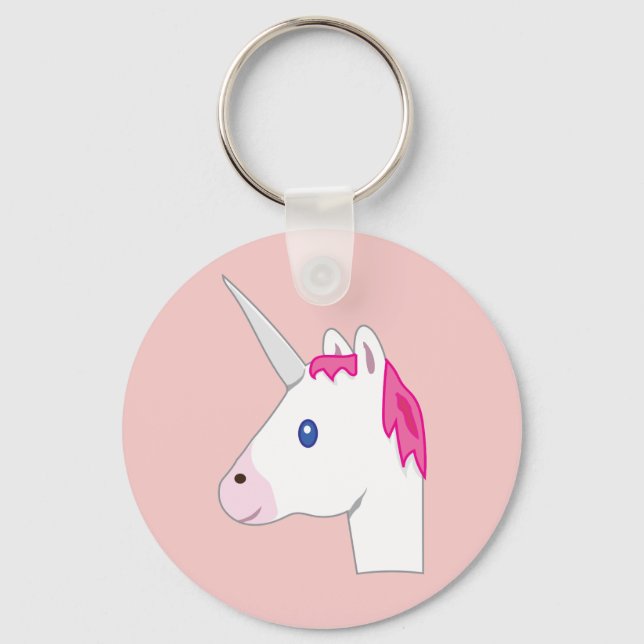 Unicorn emoji key ring (Front)