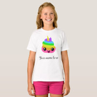 Unicorn Emoji Poop Customised Name