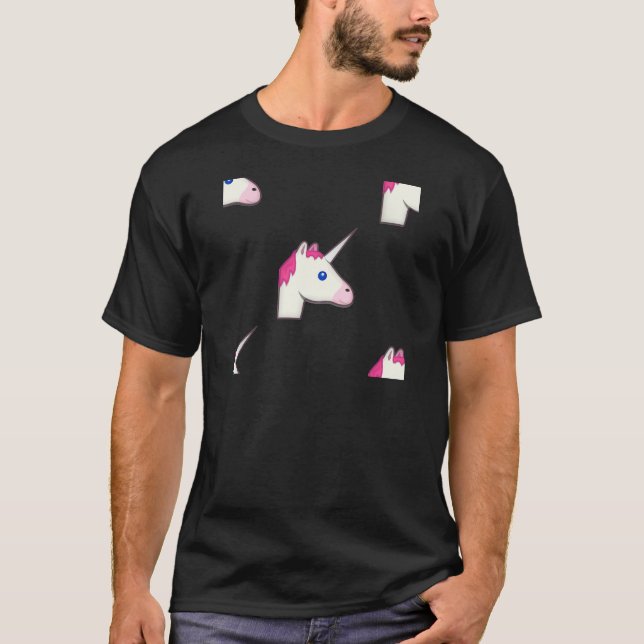 unicorn emoji T-Shirt (Front)