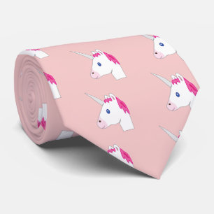 Unicorn emoji tie