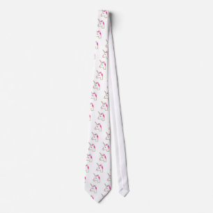Unicorn emoji tie