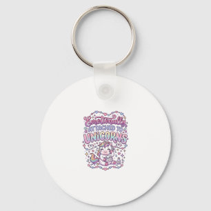 Unicorn Emotionally Attached to Unicorns Original  Key Ring