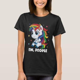 Unicorn Ew People Girls Kids Women Rainbow Squad T-Shirt