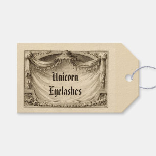 Unicorn Eyelashes Ingredients Label for Apothecary