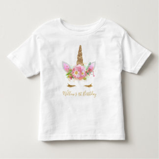 Unicorn Face Ruffle T-Shirt