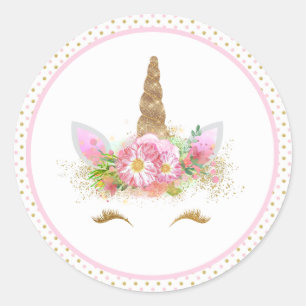 Unicorn Face Unicorn Stickers