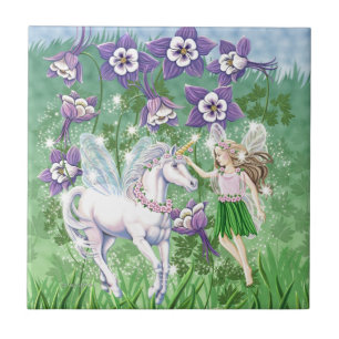 Unicorn Fairy Tile