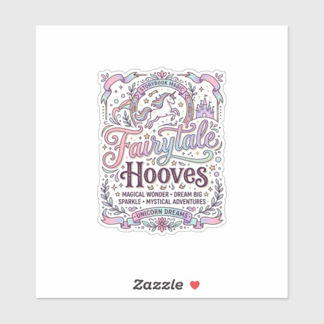 Unicorn Fairytale Hooves Original Merch Design_1 (Sheet)