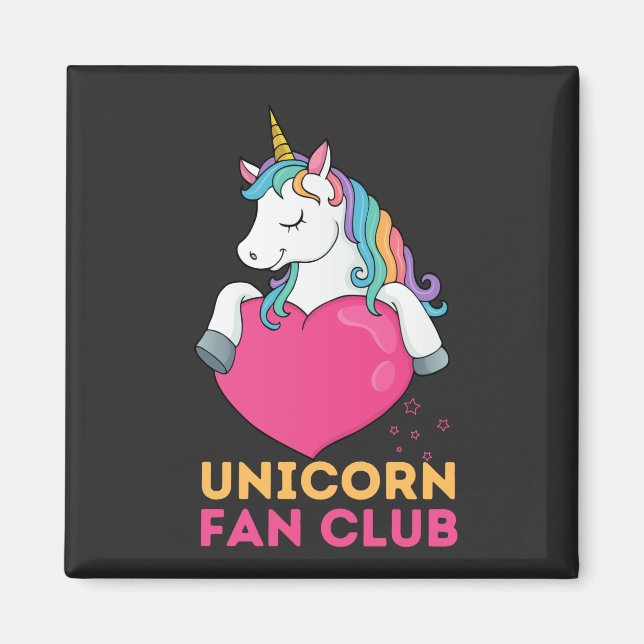 Unicorn Fan Club   Magnet (Front)