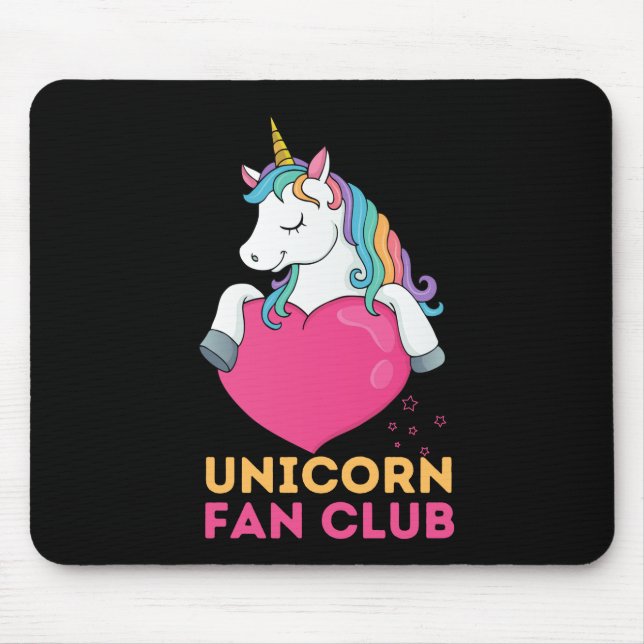 Unicorn Fan Club    Mouse Pad (Front)