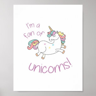 Unicorn Fan Poster