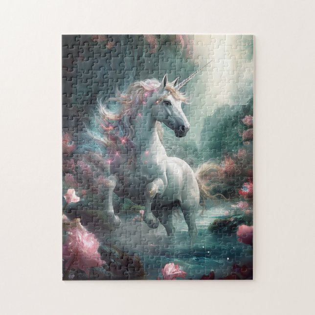 Unicorn Fantasy Art Jigsaw Puzzle (Vertical)