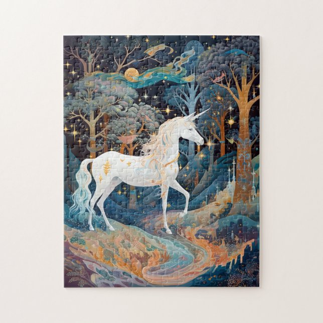 Unicorn Fantasy Art Jigsaw Puzzle (Vertical)