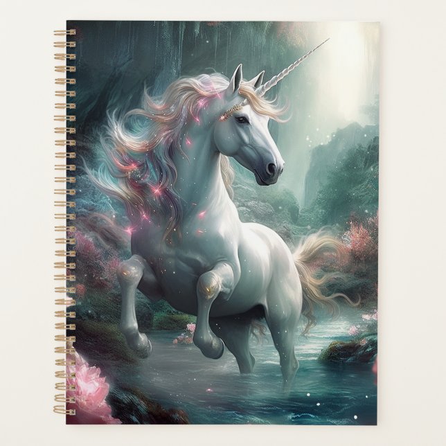 Unicorn Fantasy Art Planner (Front)