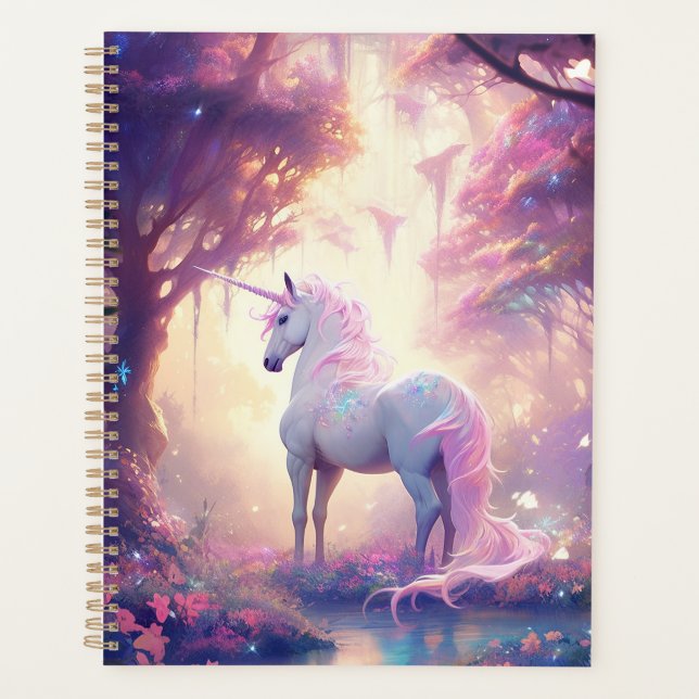 Unicorn Fantasy Art Planner (Front)