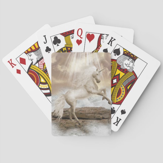 Unicorn Fantasy Bicycle® Playing Cards (Back)