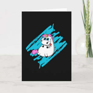 Unicorn Fantasy Cute Animals Funny Rainbow Gift Card