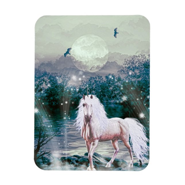 Unicorn Fantasy Magnet (Vertical)