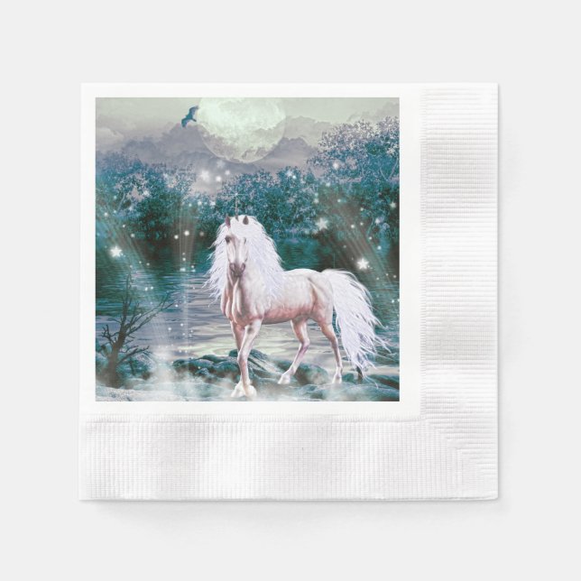 Unicorn Fantasy Napkin (Front)