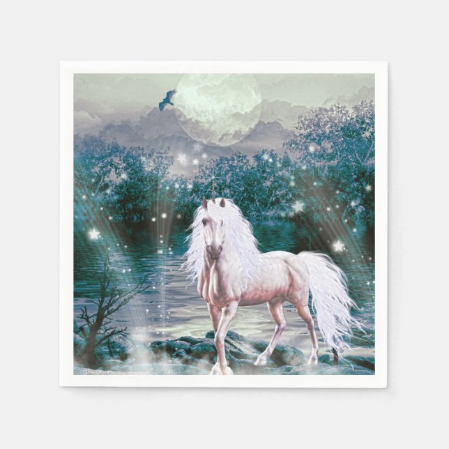 Unicorn Fantasy Napkin (Front)