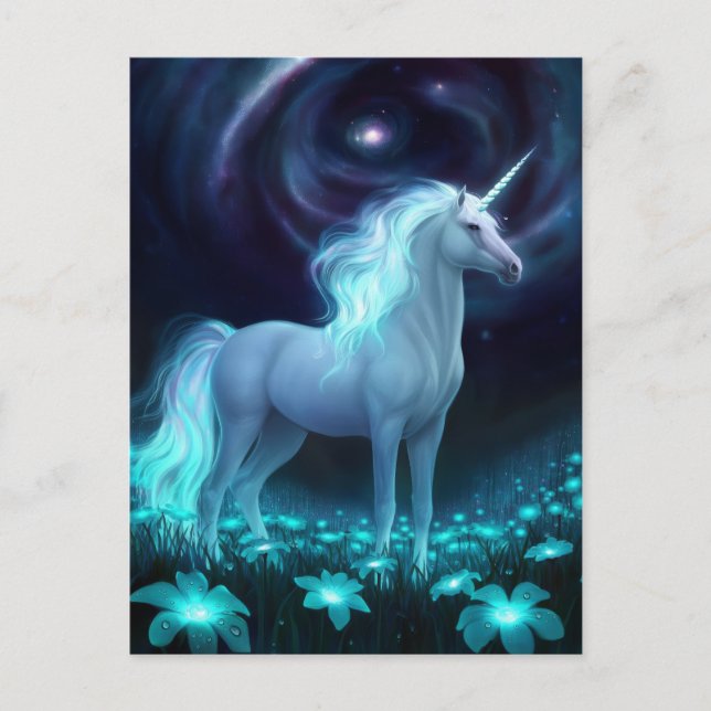 Unicorn Fantasy Postcard (Front)