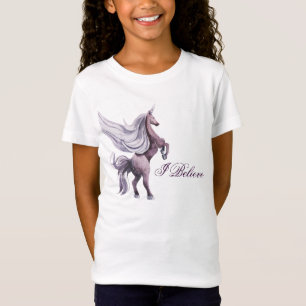 Unicorn Fantasy Purple Magical Watercolor T-Shirt
