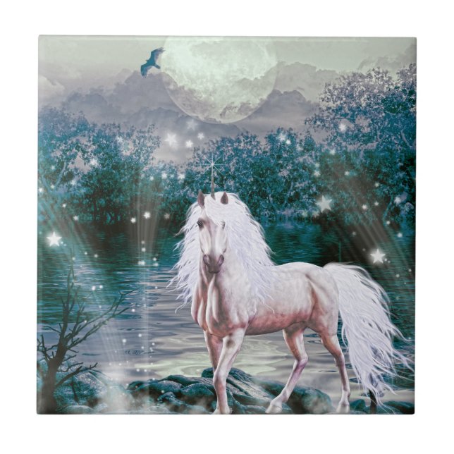 Unicorn Fantasy Tile (Front)