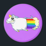 Unicorn Farts Magnet<br><div class="desc">It is a well-known fact that rainbows originate from the bums of magical unicorns.</div>