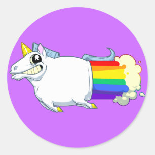 Unicorn Farts Sticker