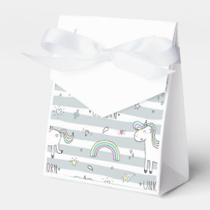 Unicorn Favour Box