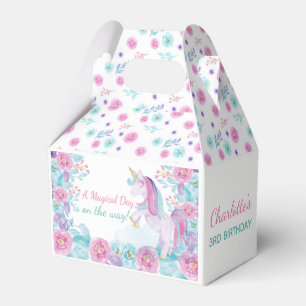 Unicorn favour box, Magical Birthday Party Box