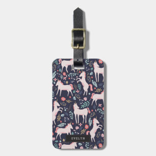 Unicorn Fields Luggage Tag