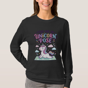 Unicorn Find Me in Unicorn Pose Print Ready POD Ar T-Shirt