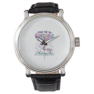 Unicorn Find Me in Unicorn Pose Print Ready POD Ar Watch