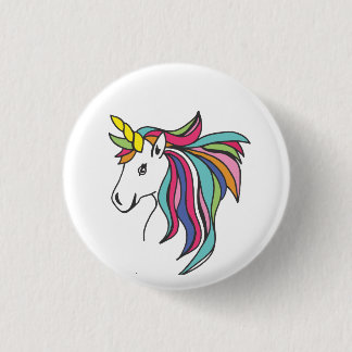 Unicorn Flare 3 Cm Round Badge