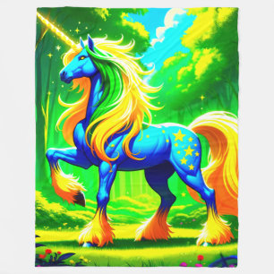 Unicorn Fleece Blanket