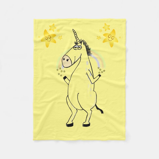 Unicorn Fleece Blanket (Front)