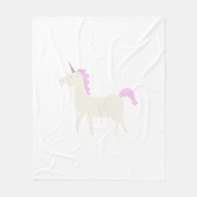 unicorn fleece blanket (Front)