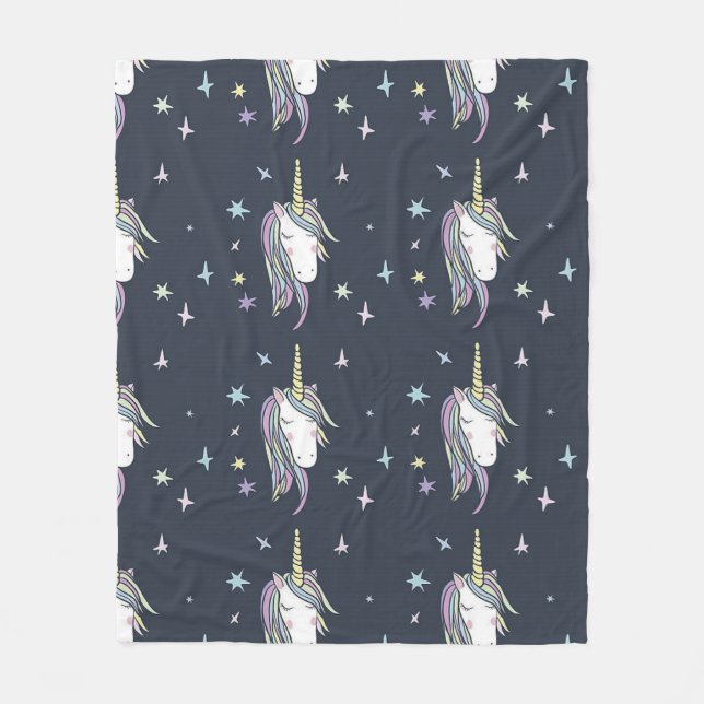 Unicorn Fleece Blanket (Front)