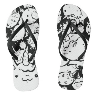 Unicorn flip-flops jandals