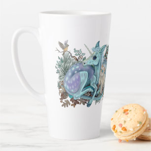 Unicorn Foal Cosy Cuddles Holiday Latte Mug