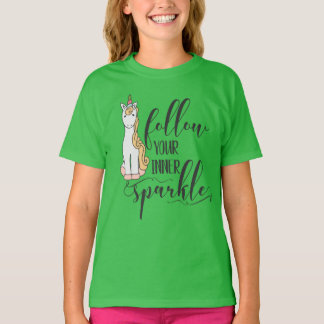Unicorn Follow Your Inner Sparkle Party Favour T-Shirt